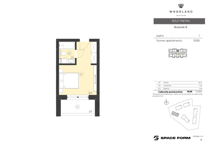 Mieszkanie w inwestycji: Woodland Resort&Spa