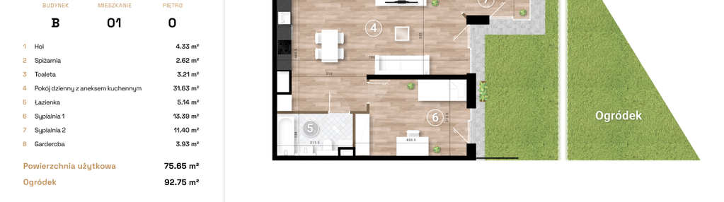 Mieszkanie w inwestycji: Krzesławickie Tarasy