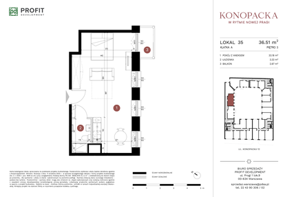 Mieszkanie w inwestycji: Konopacka