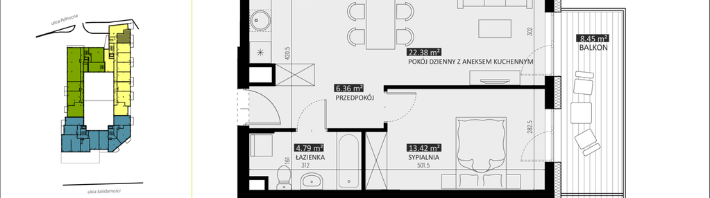 Mieszkanie w inwestycji: Apartamenty Północna etap II