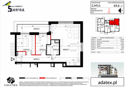 Mieszkanie w inwestycji: Apartamenty Sikornik - etap II