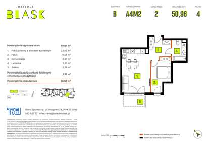 Mieszkanie w inwestycji: Osiedle BLASK - Etap I