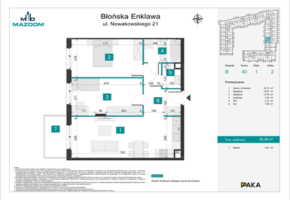 Mieszkanie w inwestycji: Błońska Enklawa