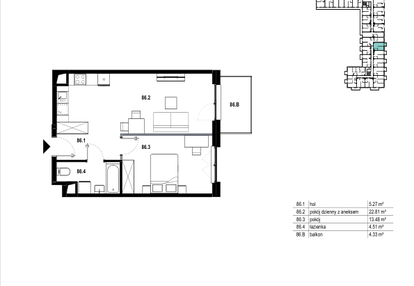 Mieszkanie w inwestycji: Osiedle Mozaika