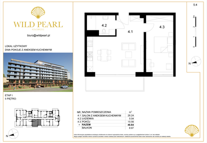Mieszkanie w inwestycji: Wild Pearl