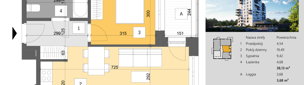 Mieszkanie w inwestycji: Dworzysko Park - Etap III