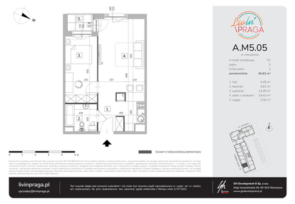 Mieszkanie w inwestycji: Livin' Praga