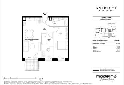 Mieszkanie w inwestycji: Antracyt