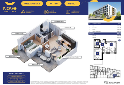 Mieszkanie w inwestycji: Nove Dobczyce