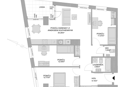 Mieszkanie w inwestycji: Centralpark