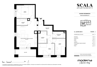Mieszkanie w inwestycji: Scala