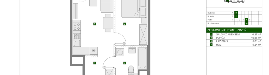 Mieszkanie w inwestycji: Osiedle Urbino etap 4.1