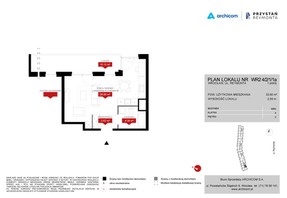 Mieszkanie w inwestycji: Przystań Reymonta