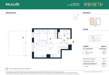 Mieszkanie w inwestycji: Reneta