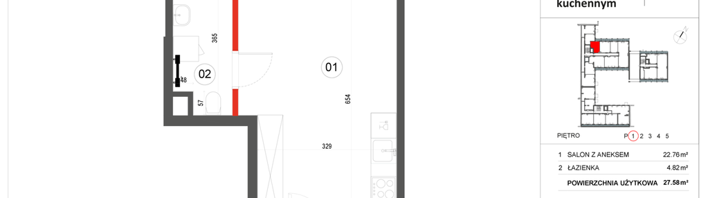 Mieszkanie w inwestycji: Stalowa Form 43.45
