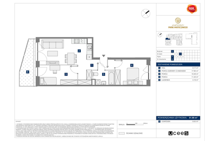 Mieszkanie w inwestycji: Apartamenty Park Matecznego Etap 2.2