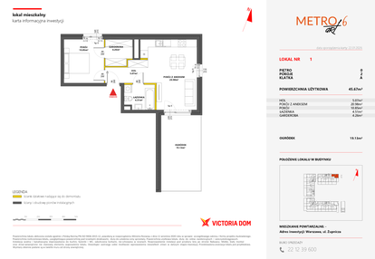Mieszkanie w inwestycji: Metro Art 6