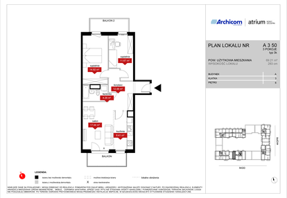 Mieszkanie w inwestycji: Atrium - Nowy Szczepin