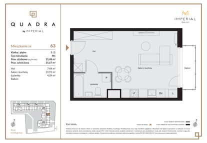 Mieszkanie w inwestycji: QUADRA