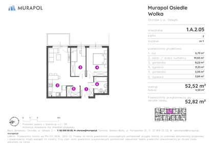 Mieszkanie w inwestycji: Murapol Osiedle Wolka
