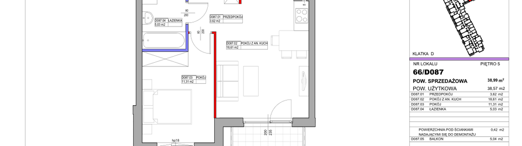 Mieszkanie w inwestycji: Miasto Moje 8