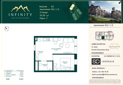 Mieszkanie w inwestycji: Infinity Mountain Resort