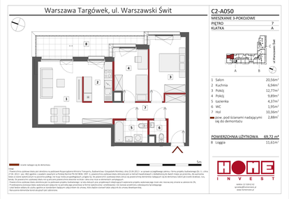 Mieszkanie w inwestycji: Warszawski Świt etap V