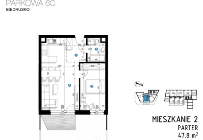 Mieszkanie w inwestycji: Parkowa 6AC - ETAP III