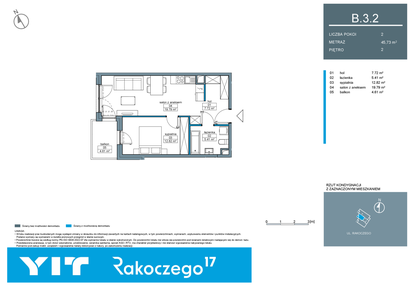 Mieszkanie w inwestycji: Rakoczego 17
