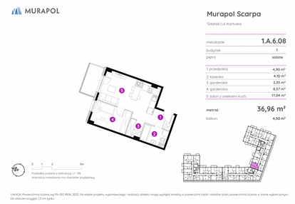 Mieszkanie w inwestycji: Murapol Scarpa