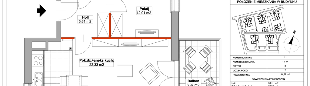 Mieszkanie w inwestycji: Młoda Białołęka II