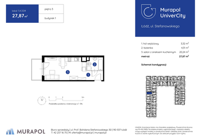Mieszkanie w inwestycji: Murapol UniverCity