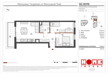 Mieszkanie w inwestycji: Warszawski Świt etap IX