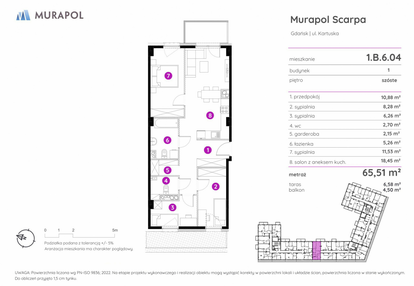 Mieszkanie w inwestycji: Murapol Scarpa