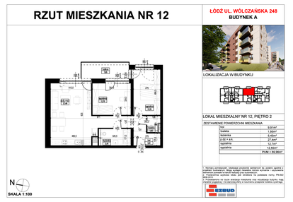 Mieszkanie w inwestycji: Wólczańska 248 - etap II