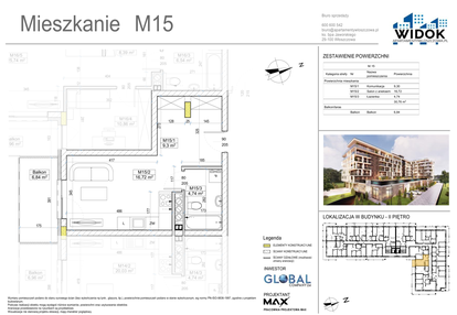 Mieszkanie w inwestycji: Apartamenty Widok Włoszczowa