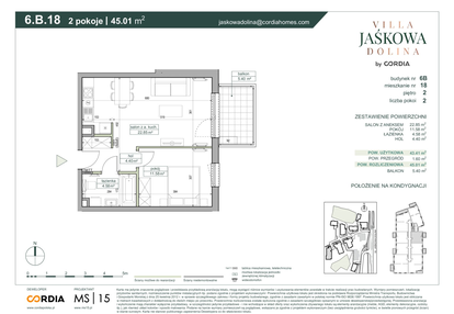 Mieszkanie w inwestycji: Villa Jaśkowa Dolina etap II