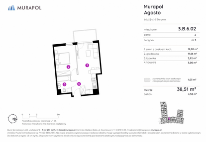 Mieszkanie w inwestycji: Murapol Agosto