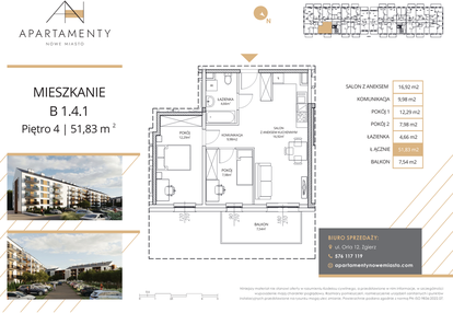 Mieszkanie w inwestycji: Apartamenty Nowe Miasto