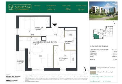 Mieszkanie w inwestycji: Sosnovia