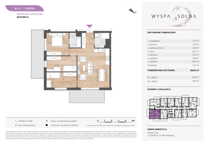 Mieszkanie w inwestycji: Wyspa Solna Etap III, budynek B