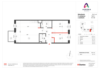 Mieszkanie w inwestycji: Osiedle Aurora - bud. L