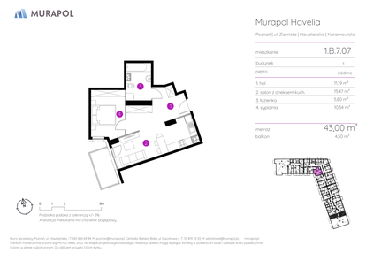 Mieszkanie w inwestycji: Murapol Havelia
