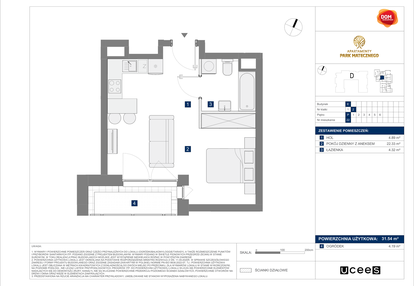 Mieszkanie w inwestycji: Apartamenty Park Matecznego Etap 1