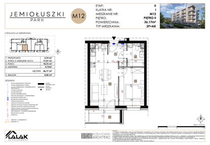 Mieszkanie w inwestycji: Jemiołuszki Park etap 2