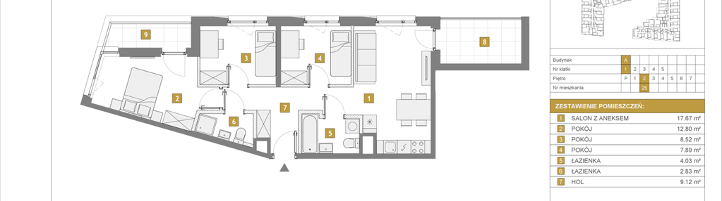Mieszkanie w inwestycji: Apartamenty Metro Wilanowska