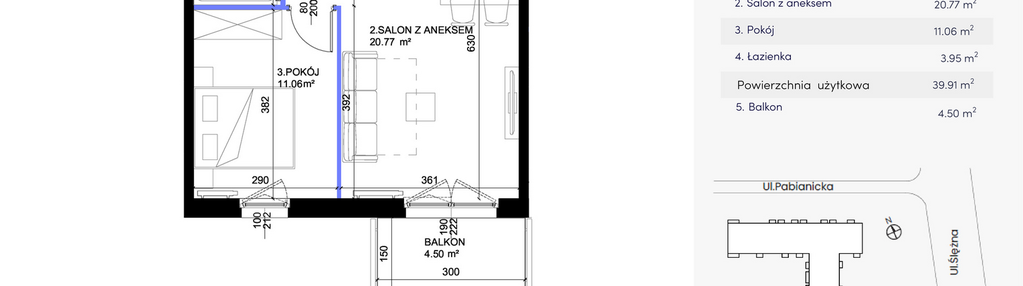 Mieszkanie w inwestycji: Nowa Pabianicka