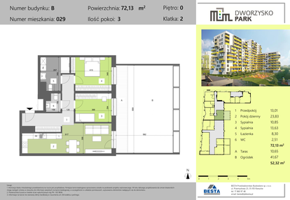 Mieszkanie w inwestycji: Dworzysko Park - Etap II