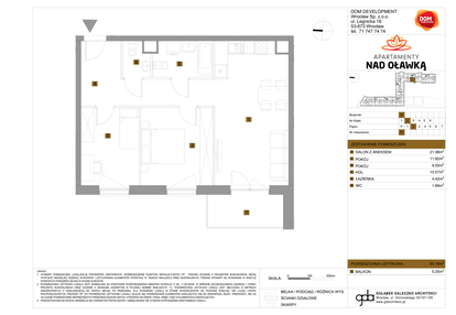 Mieszkanie w inwestycji: Apartamenty nad Oławką etap II