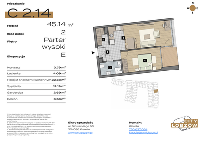 Mieszkanie w inwestycji: City Łobzów